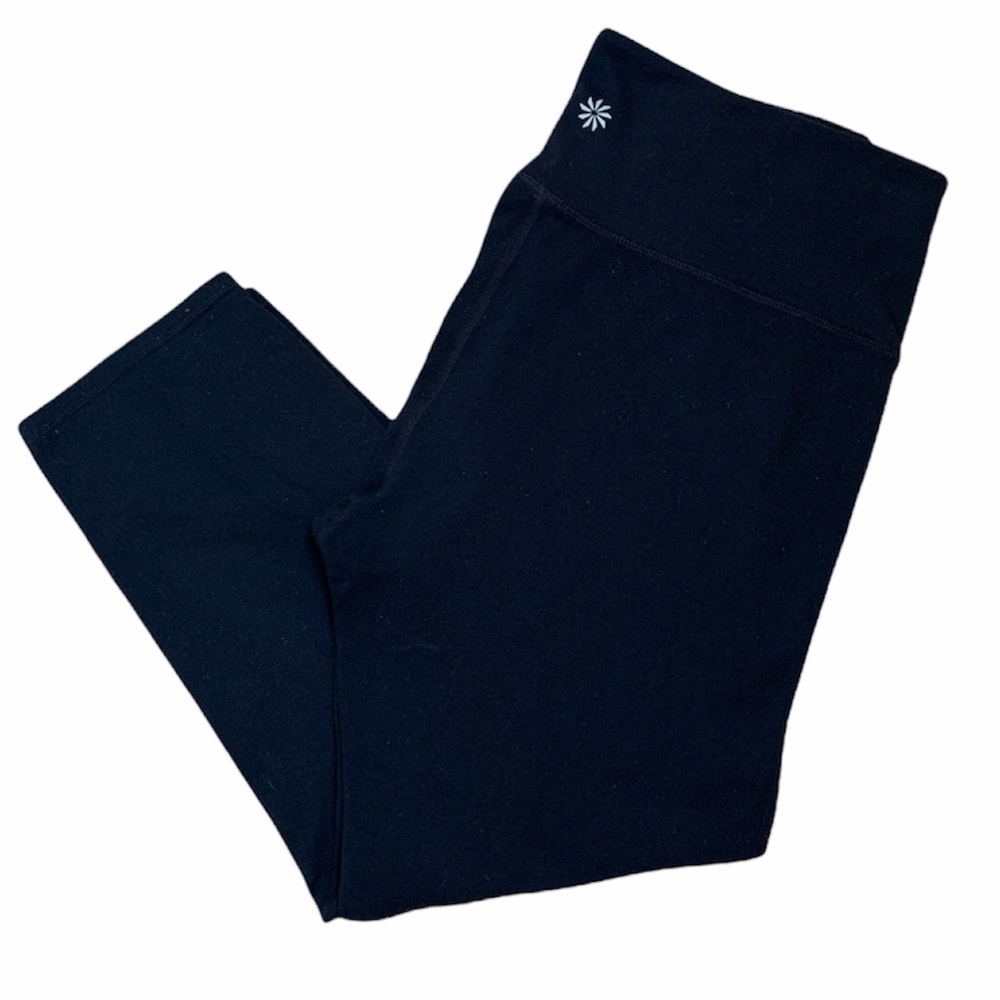 Athleta Black Cropped Leggings